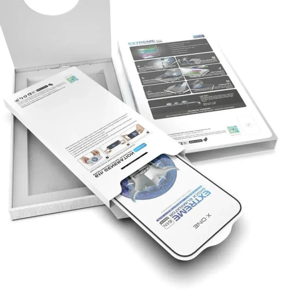 Pelicula X-ONE Extreme 6ª Geração Para iPhone 17 Pro Max Com 6 Meses de Garantia de Tela.