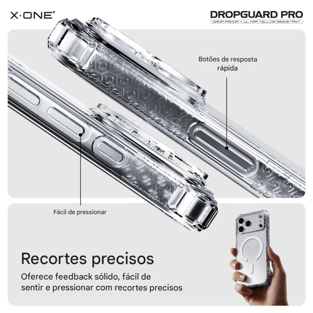 Capa X-ONE Dropguard Pro Com Magsafe Para iPhone 17 Pro Max