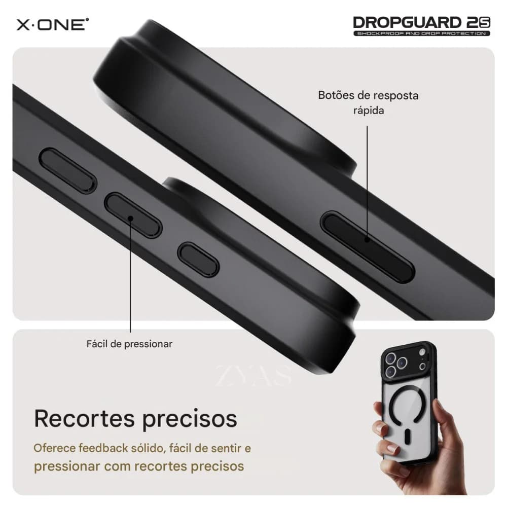 Capa Magsafe X-ONE Dropguard 2.0 Para iPhone 17 Pro Max