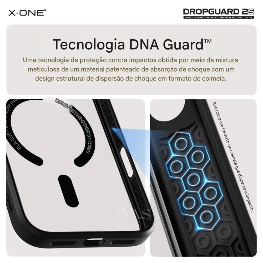 Capa Magsafe X-ONE Dropguard 2.0 Para iPhone 17 Pro Max