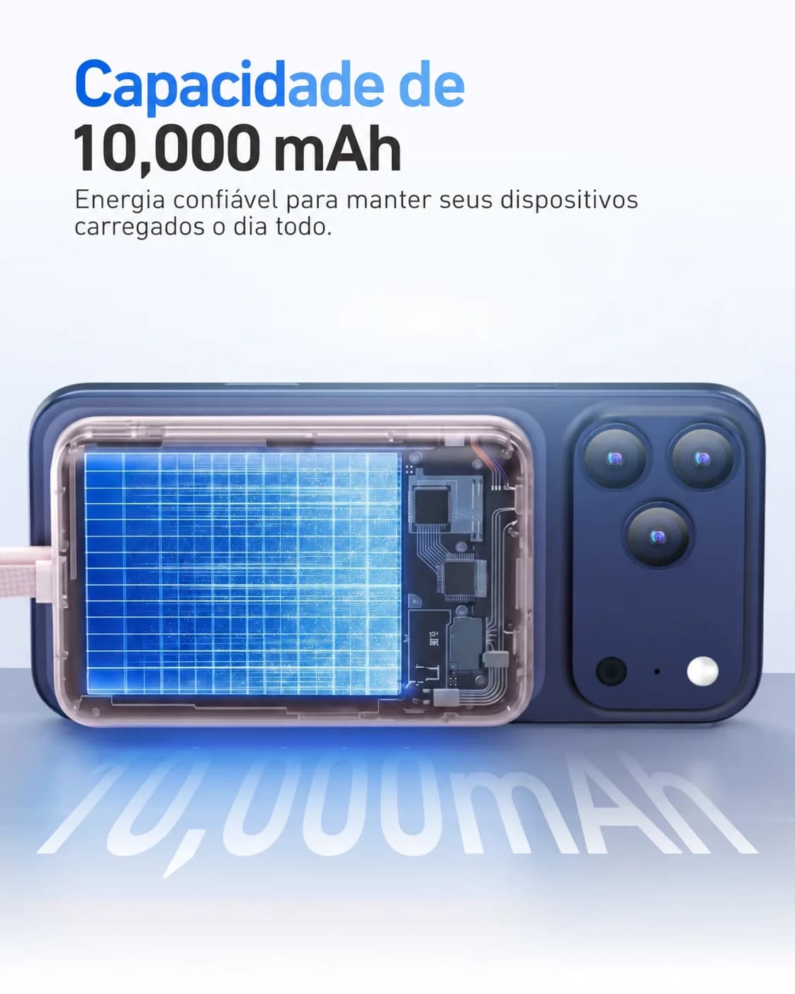 Carregador Portátil X-ONE Orbit MagCharge 10.000 mAh