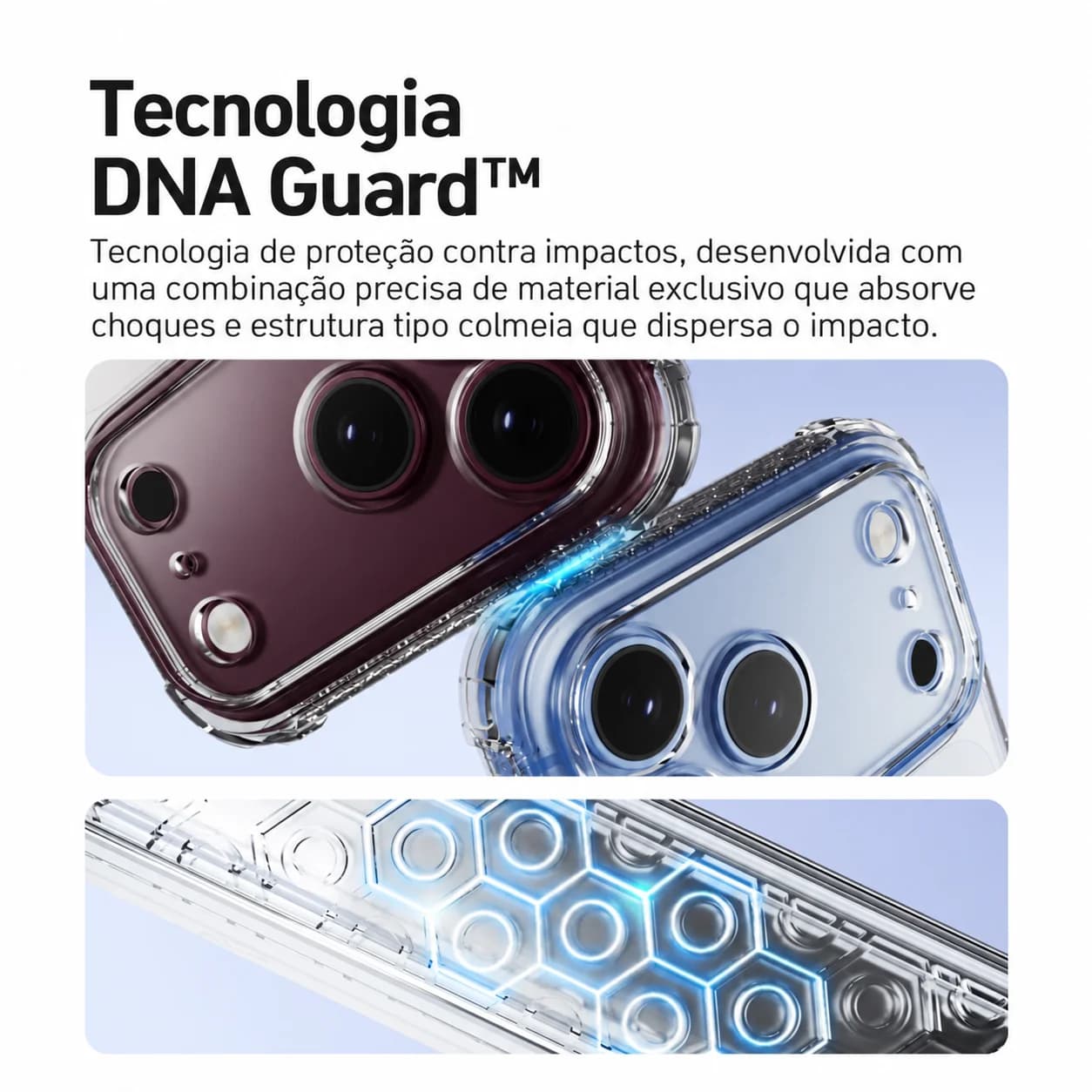 Capa Dropguard Pro com EnduraClear™ para iPhone 18 Pro Max