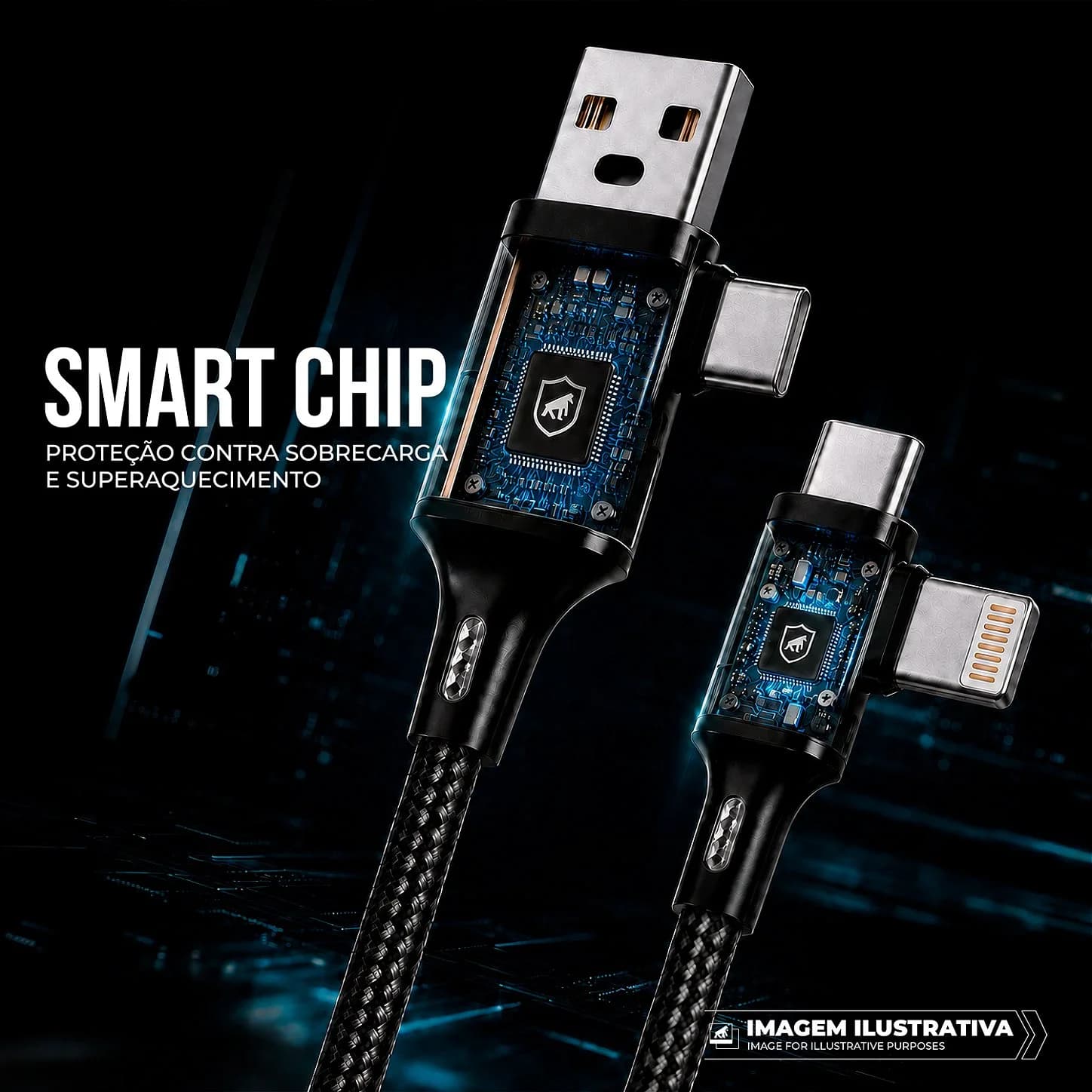Cabo 4 em 1 Discovery Gshield
