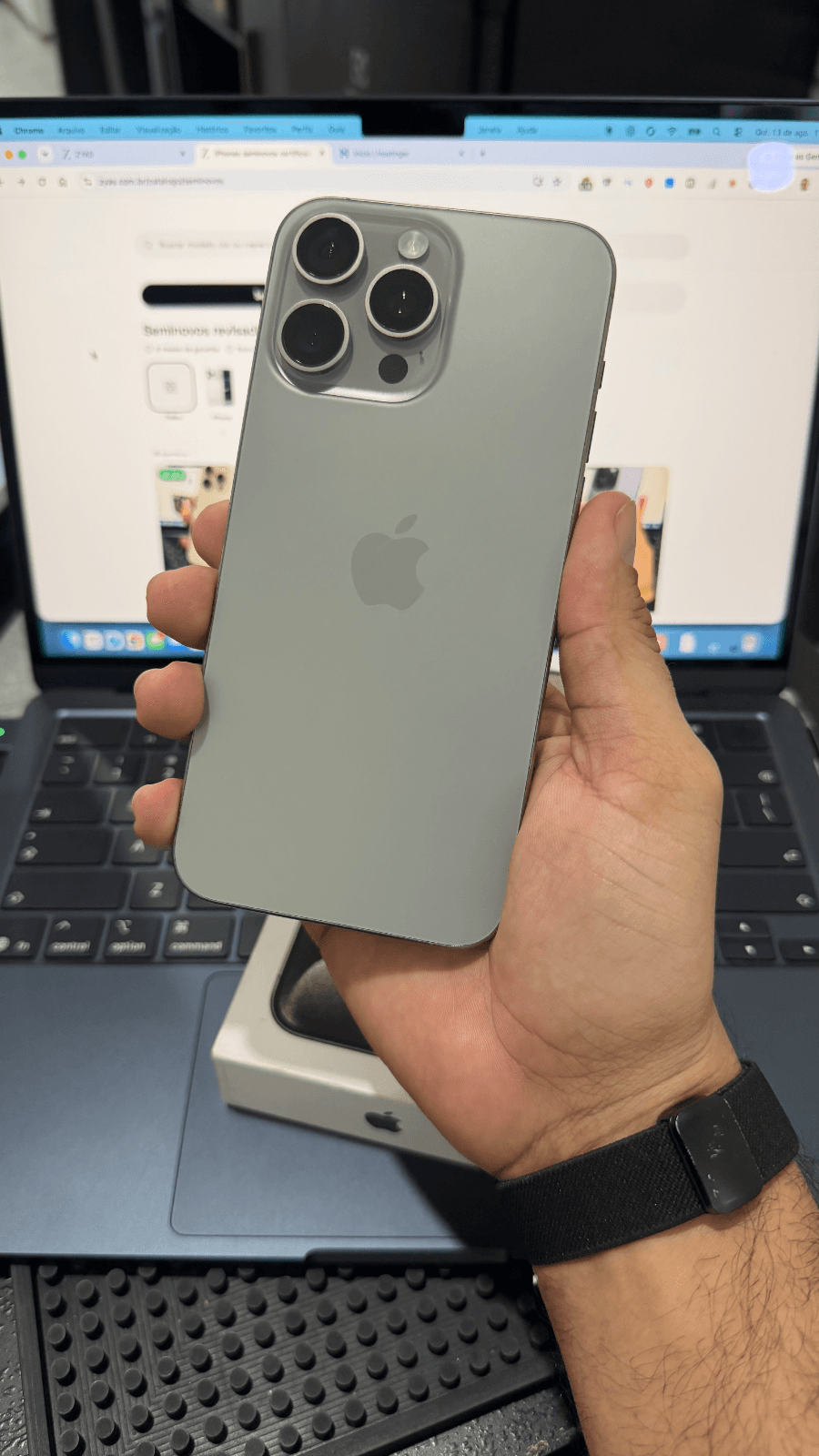 iPhone 15 Pro Max - 256GB - Titanio Natural